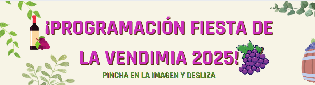 PROGRAMACION DE FIESTAS DE LA VENDIMIA