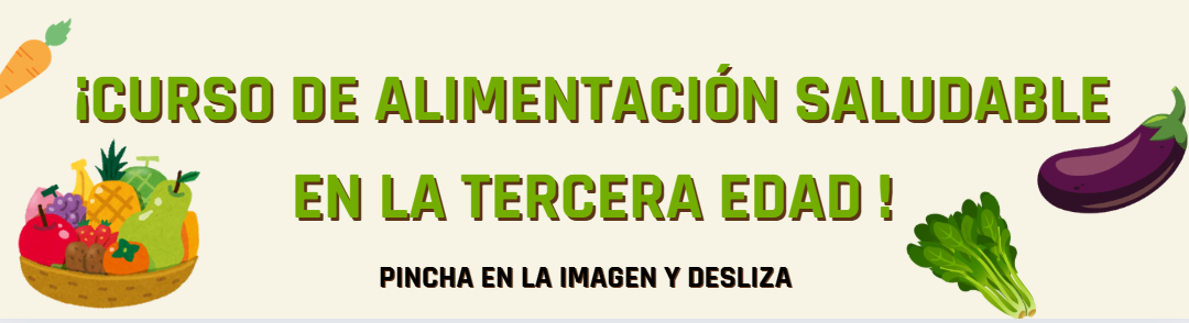 curso de alimentación saludable en la tercera edad
